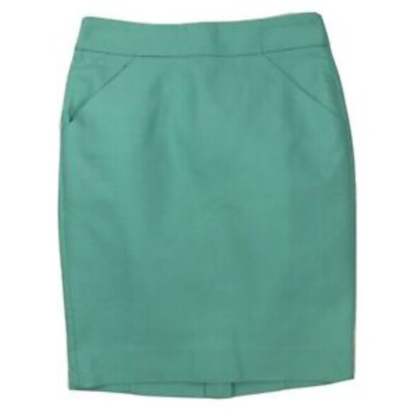 J. Crew Factory Pencil Skirt in Double Serge Wool - Picture 2 of 8